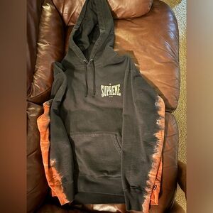 Supreme Bleached Hooded Sweatshirt Hoodie | Men’s Medium